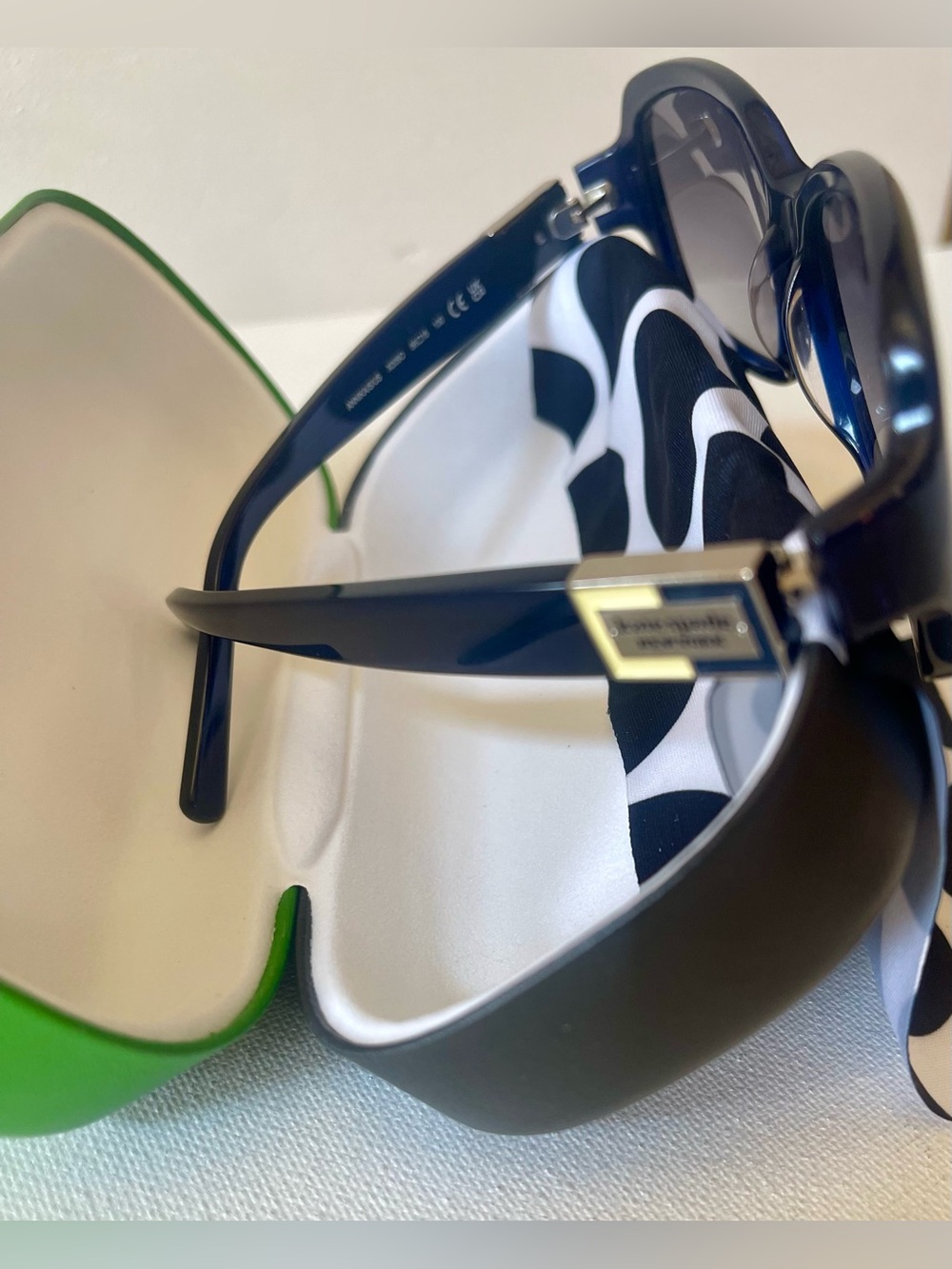 NIB KATE SPADE NEW YORK ANNIKA/S/US NAVY GRADIENT TINTED LENS GLD HDW SUNGLASSES - Picture 7 of 12